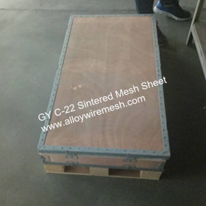 C-22 sintered mesh sheet